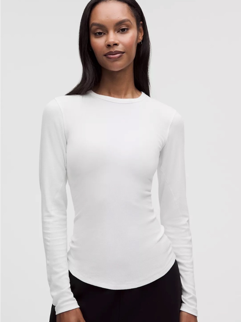 Lululemon Hold Tight Long Sleeve - White - Size 8